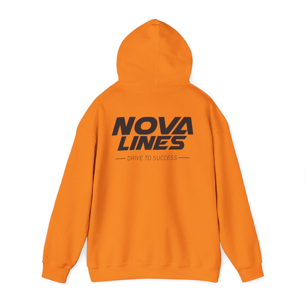 Nova Lines Logo Hoodie — Drive to Success Orange Pullover