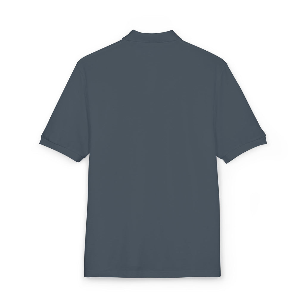 Embroidered 'Nova Lines" Logo Polo Shirt — Minimal Athletic Casual