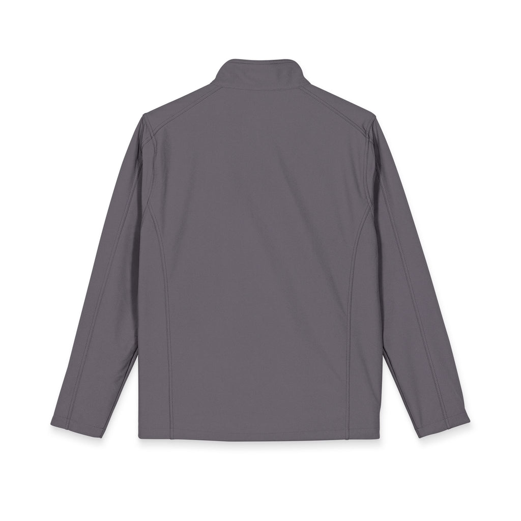 Embroidered Men's Soft Shell Jacket - Gray Port Authority Core