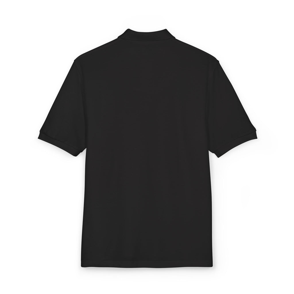 Embroidered 'Nova Lines" Logo Polo Shirt — Minimal Athletic Casual