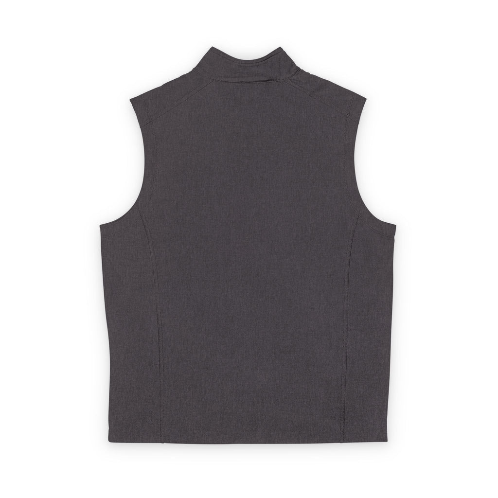 Men's Soft Shell Vest — Small Chest Nova Lines Orange Logo