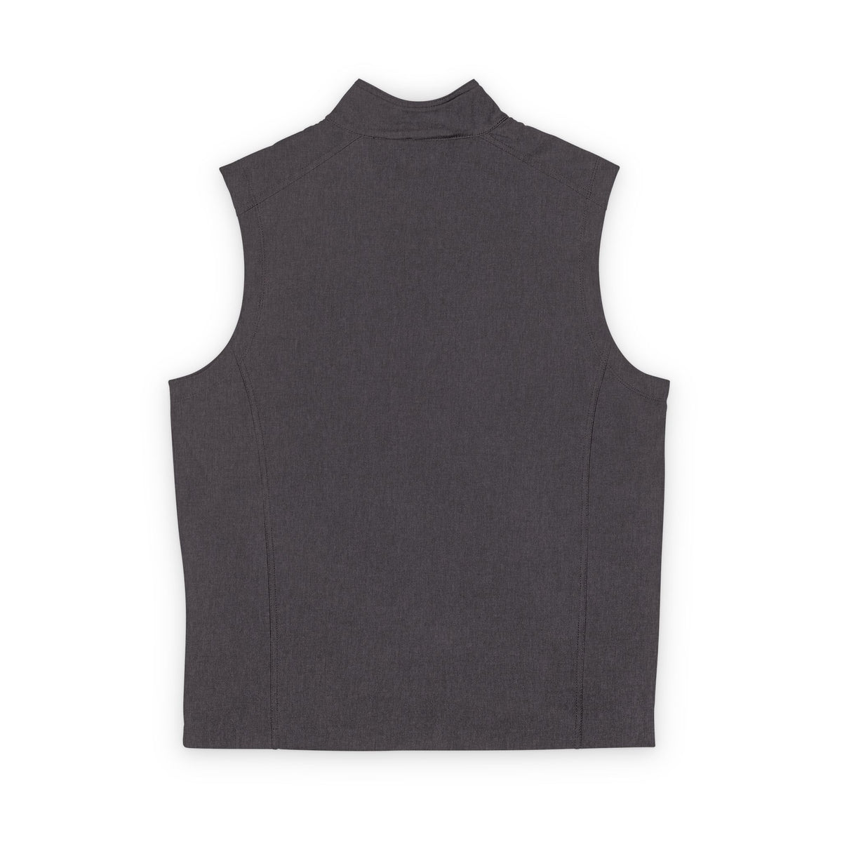 Men's Soft Shell Vest — Small Chest Nova Lines Orange Logo