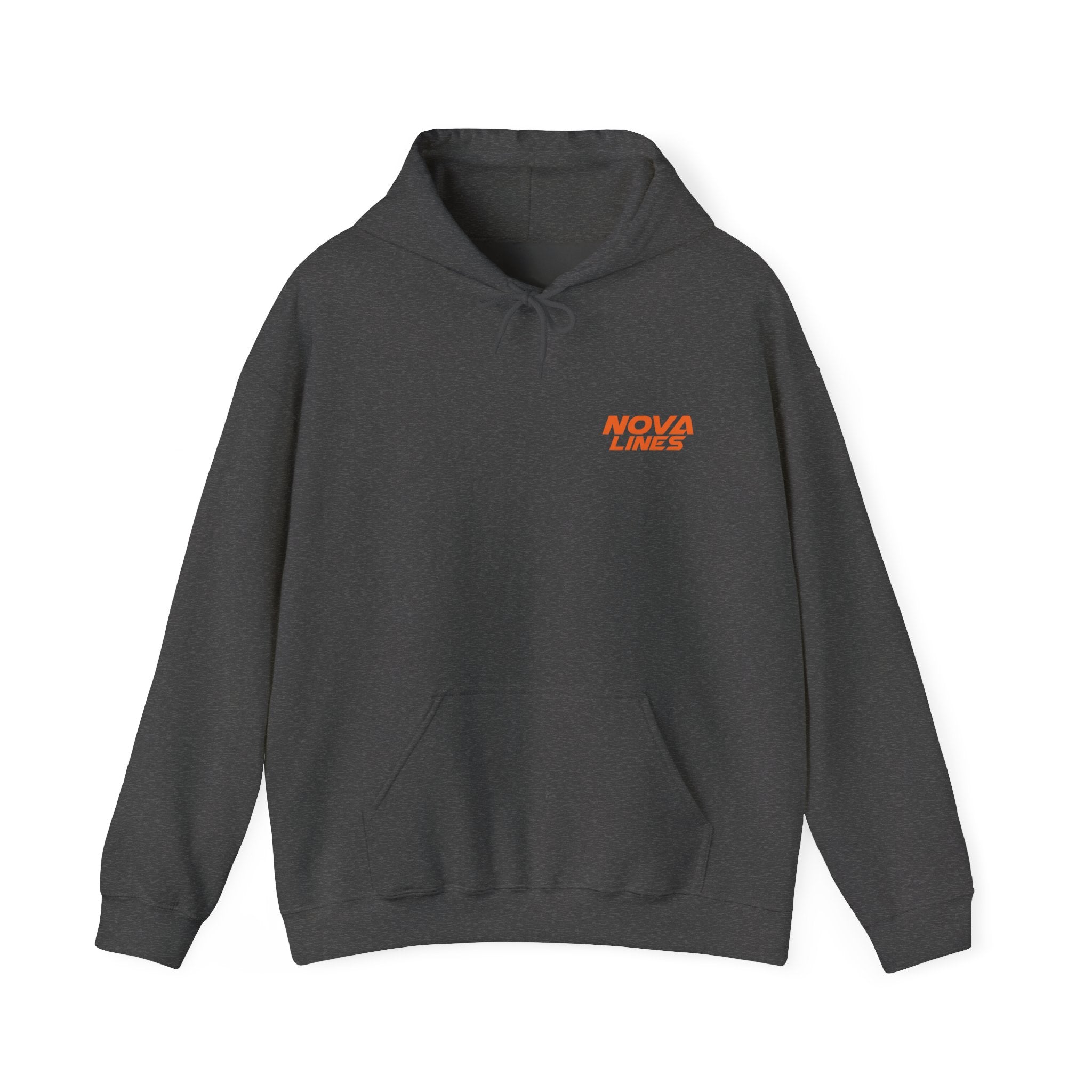 Nova Lines Logo Hoodie — Drive to Success Orange Pullover