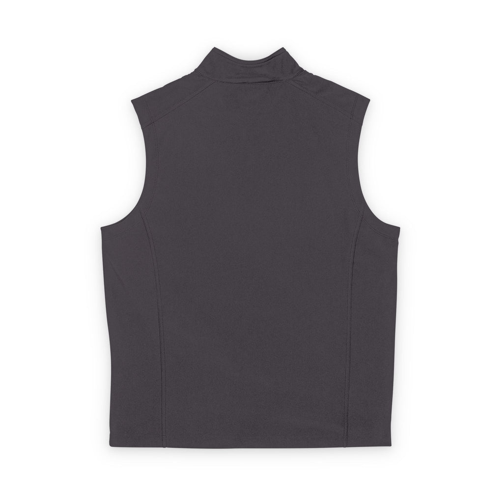 Men's Soft Shell Vest — Small Chest Nova Lines Orange Logo