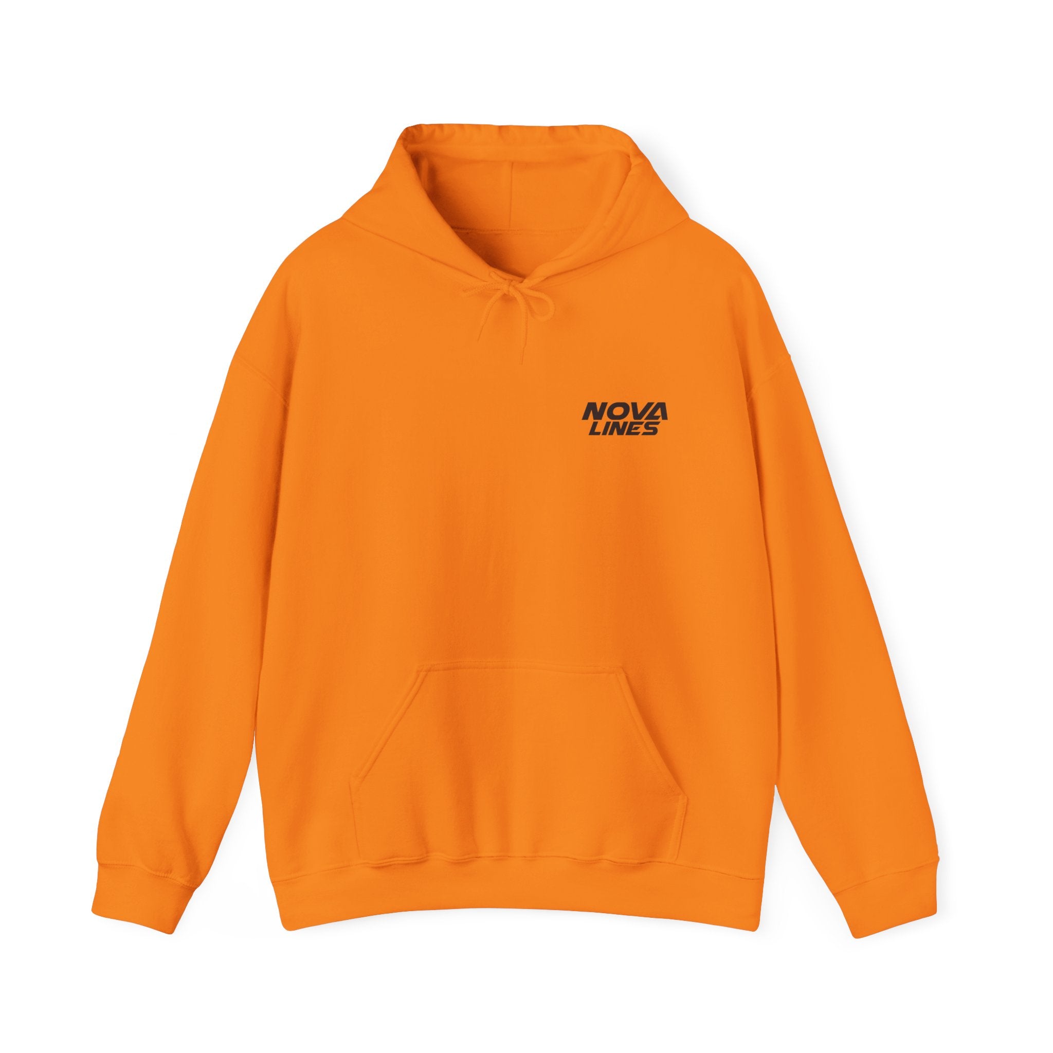 Nova Lines Logo Hoodie — Drive to Success Orange Pullover