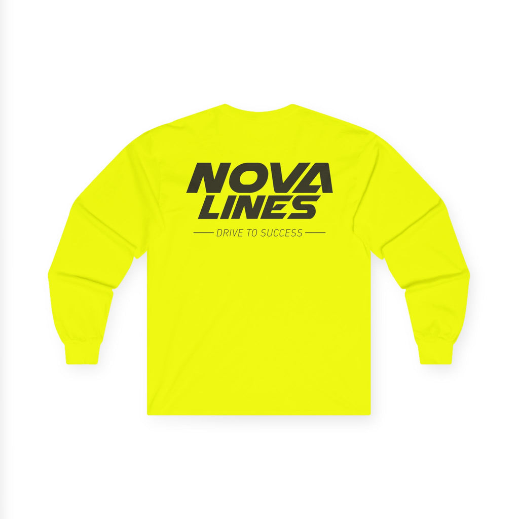 Nova Lines Long Sleeve Tee — 'Drive to Success' Workwear