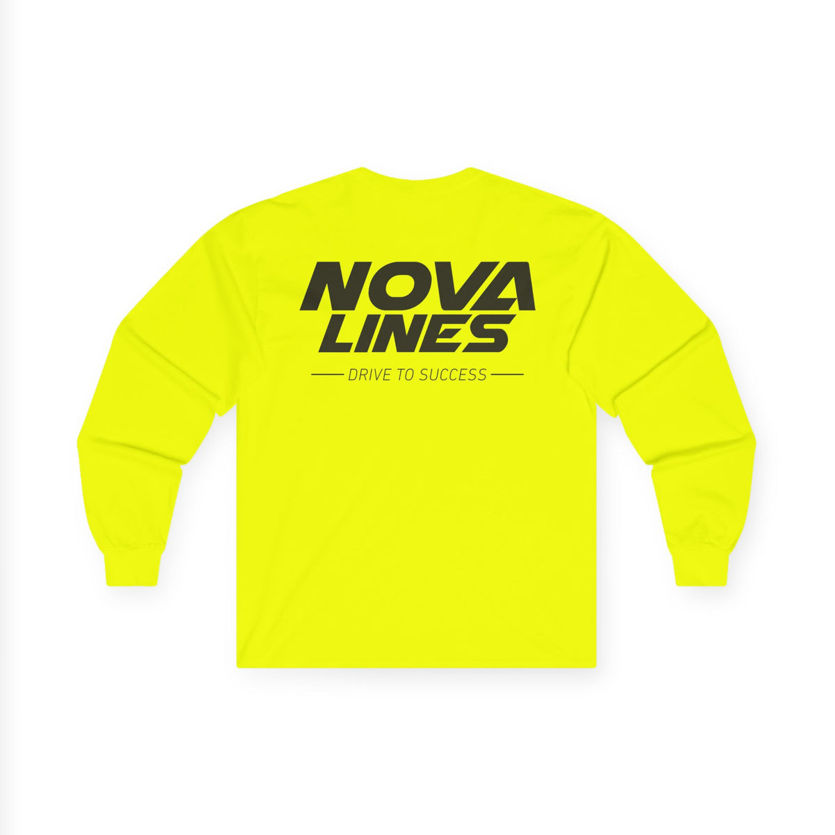 Nova Lines Long Sleeve Tee — 'Drive to Success' Workwear