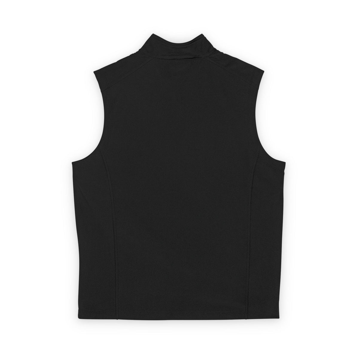Men's Soft Shell Vest — Small Chest Nova Lines Orange Logo