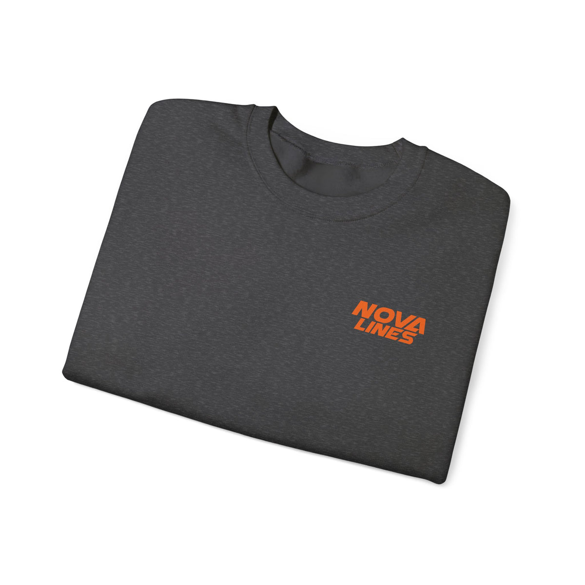Nova Lines Crewneck Sweatshirt — Branded Logo Pullover (Drive to Success)