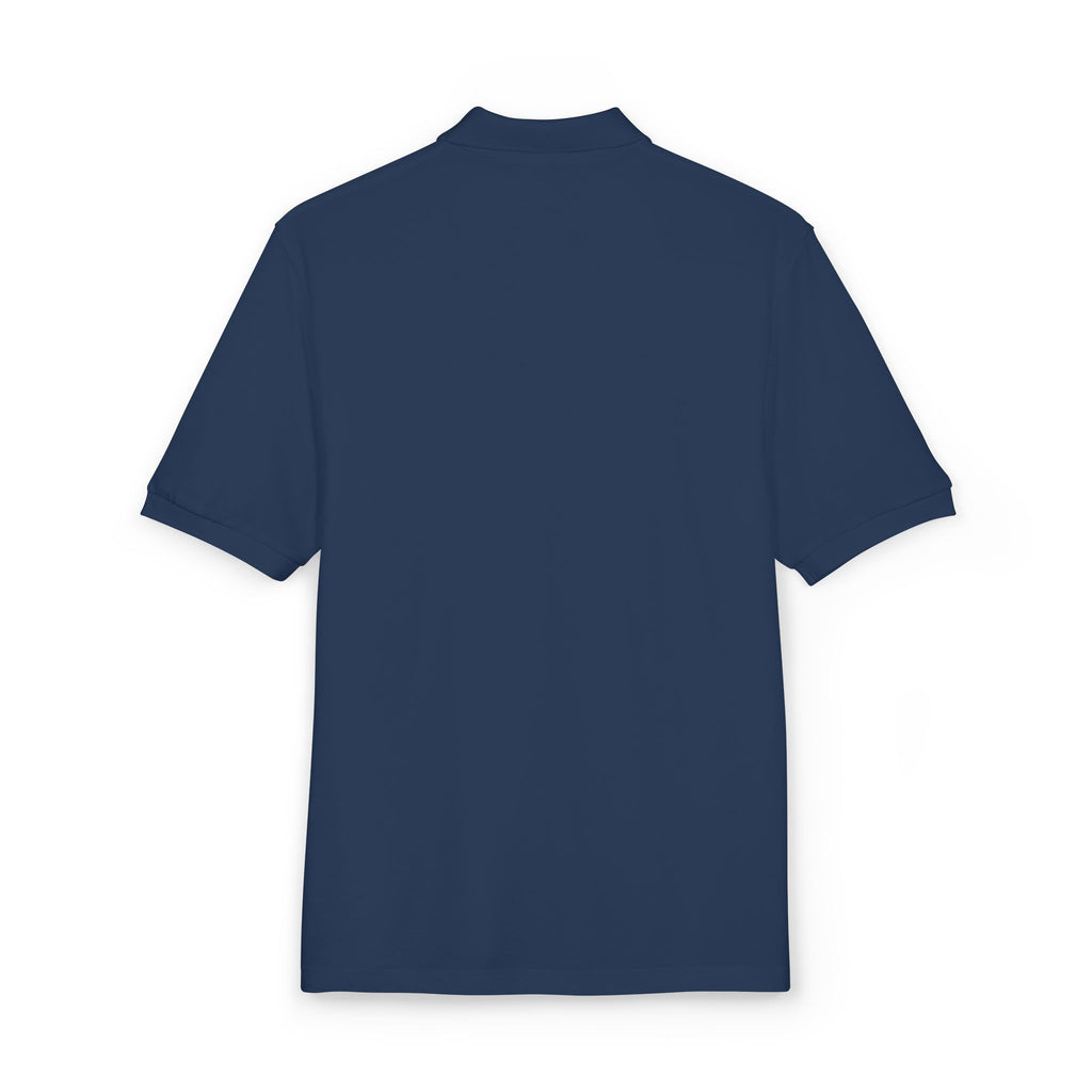 Embroidered 'Nova Lines" Logo Polo Shirt — Minimal Athletic Casual