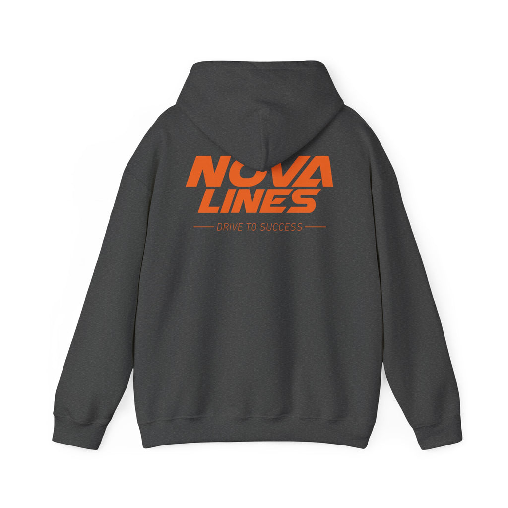 Nova Lines Logo Hoodie — Drive to Success Orange Pullover