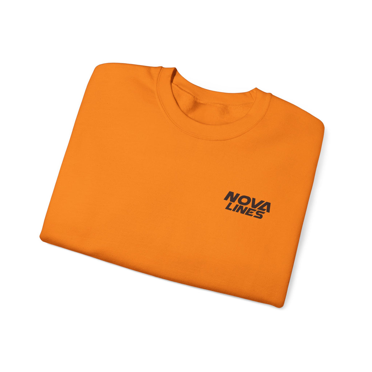 Nova Lines Crewneck Sweatshirt — Branded Logo Pullover (Drive to Success)